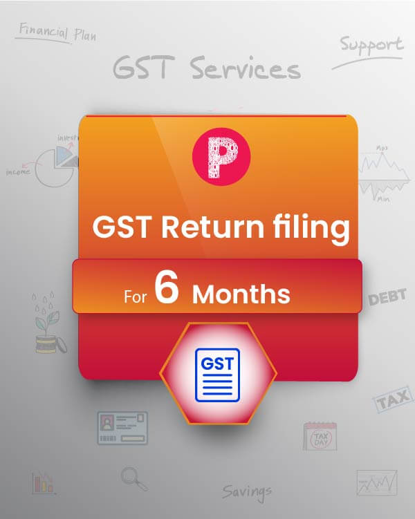 GST Returns (GSTR3B and GSTR1)  - 6 Months
